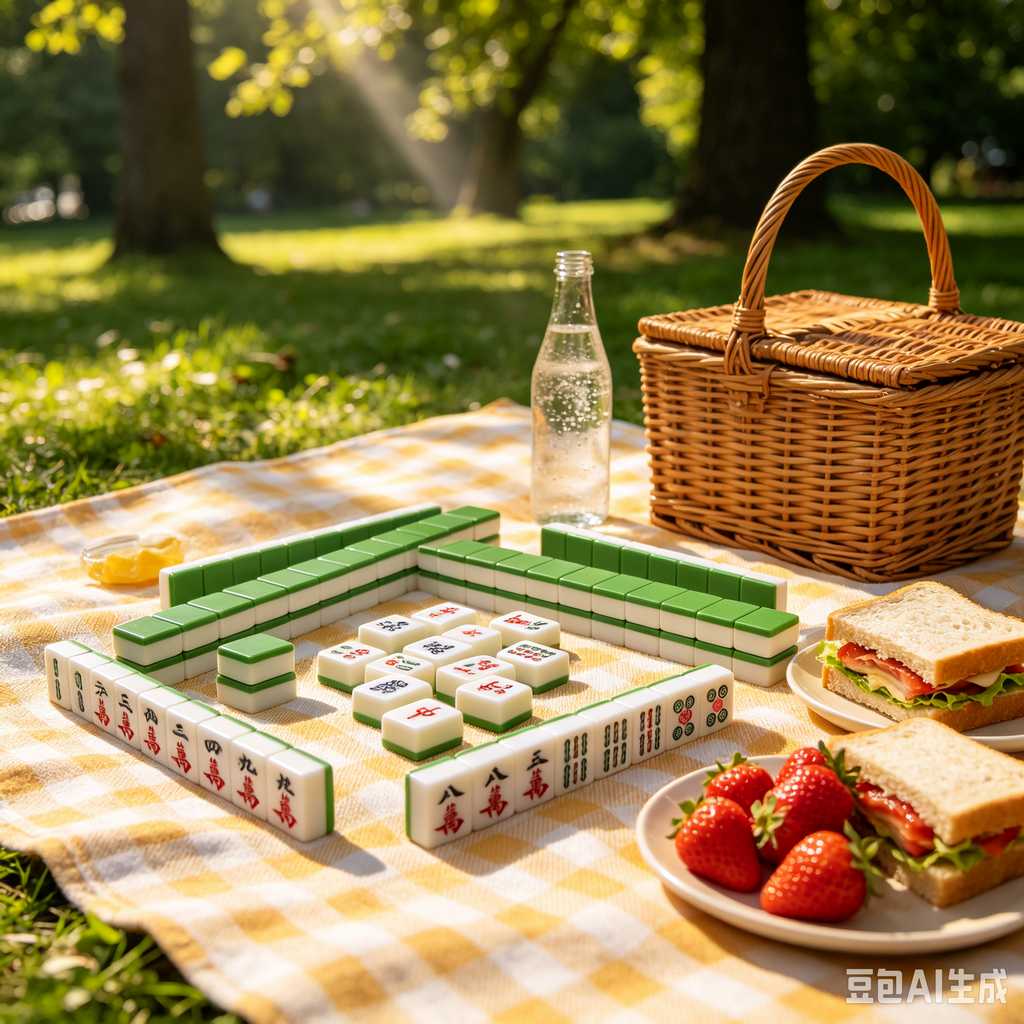 mahjong set for home entertainment