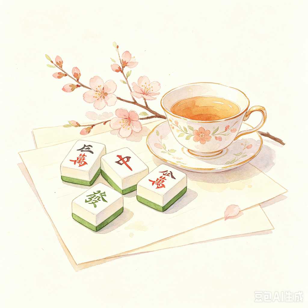 permanent print mahjong set